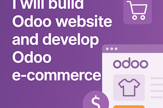 develop your odoo website and redesign your website like ecommerce or any
