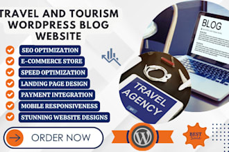 create travel and tourism wordpress blog website