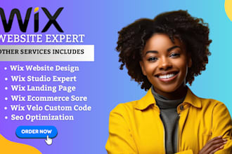 design wix website design wix studio wix landing page wix velo wix ecommerce