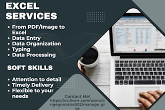 digitize, organize and tabulate your data in excel