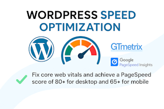 do wordpress website speed optimization