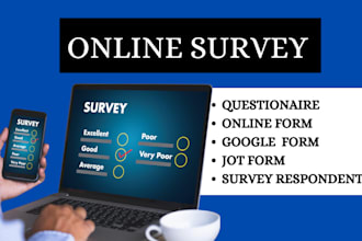 reach 1000 survey respondent jot form google form online questionaire