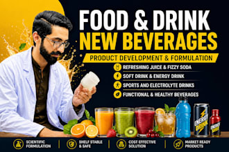 formulate energy drinks, functional beverages and smoothies