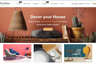 design furniture shopify interior design store homedecor website home accessorie