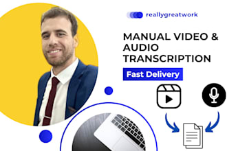 transcribe audio or video