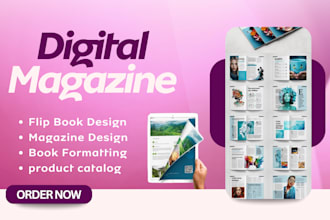 design product catalog brochure, ebook cover flipbook lookbook, magazine design