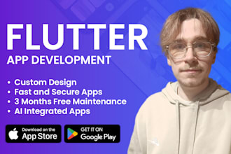 develop a high performance flutter mobile app for optimal user experience