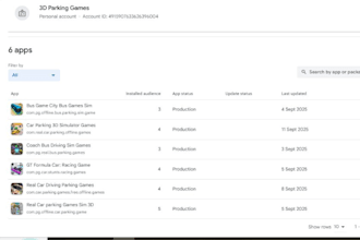 develop google console account for app publishing