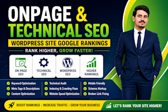 fix and optimize wordpress onpage and technical SEO issues