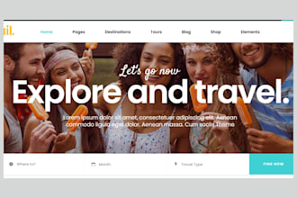 build travel website travel agency hotel booking tour vacation rental website