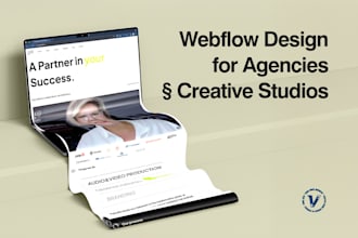 design high end webflow websites for agencies and creative studios