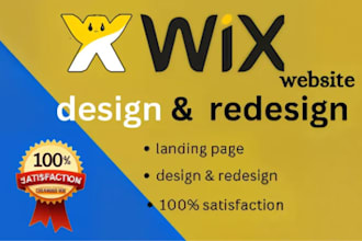 design, develop or redesign your business wix website or landing page