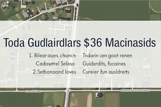 make land subdivision plan,topographic surveys, and flood risk maps