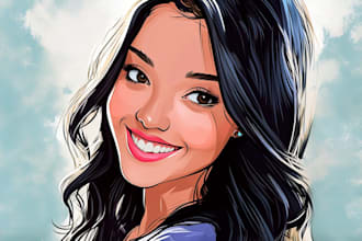 draw your photo into cartoon art