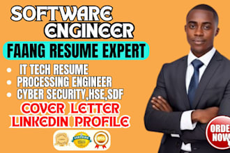 craft ats engineering resume, software developer, cybersecurity, IT and faang