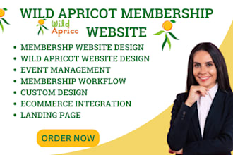 redesign wild apricot membership website event management wild apricot website
