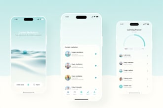develop meditation app sleep app calm app fitness app relaxation app
