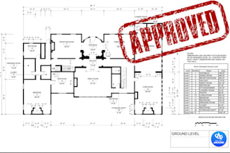 draw architectural floor plans electrical plumbing mep plans drawings in autocad