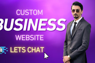 code a full stack, custom website, blog, and business website