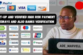 setup a verified high risk payment gateways and banks