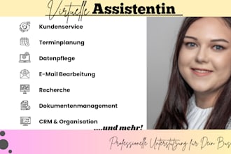 professional virtual assistant for customer service and admin support