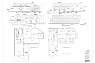 draft architectural, mep and construction drawings for city permit