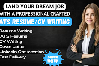 expertly write a professional ats optimized resume to get you hired