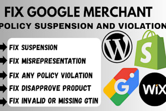fix google merchant center misrepresentation suspension gtin and shopping ads