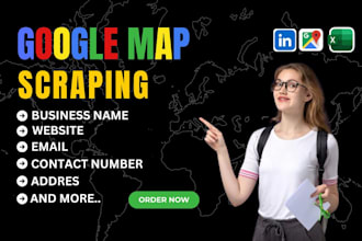 google map scraping, b2b leads generation, and web scraping