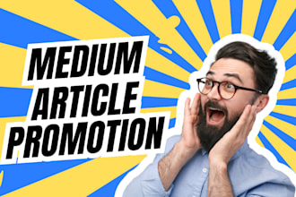 do viral promotion on your medium articles, medium profile