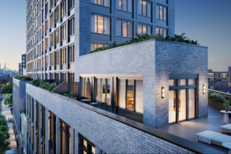transform old house to luxury commercial buiding,3d tower,company,rooftop design