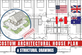 be your floor plan, house plan, site plan architect, mep, house permit drawings