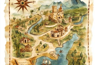 draw a unique fantasy map for your fantasy world