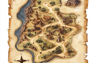 create a fantasy map for your book