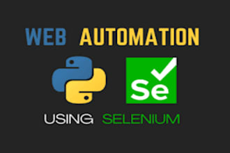 do web automation with selenium python