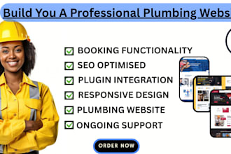 design plumbing website, design handyman website expert