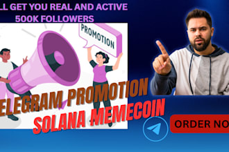 promote telegram group, solana memecoin reach 500k active telegram users,traders