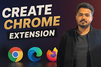 build an advanced chrome extension for automation and data scraping