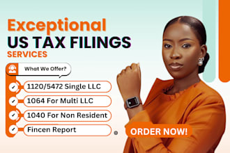 minimize your US tax filings form  1120 1040 1065 5472 and us sales tax returns