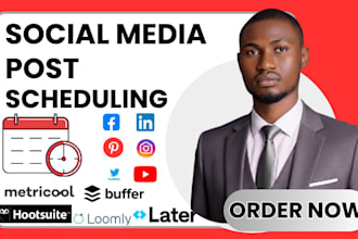 schedule your social media posts via buffer hootsuite loomly later and metricool
