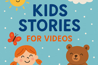 write creative kids stories for your video content