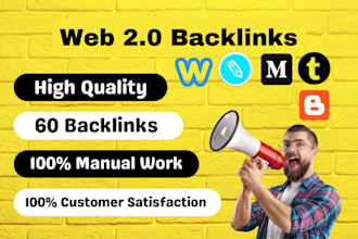 do high quality 60 web 2 0 backlinks