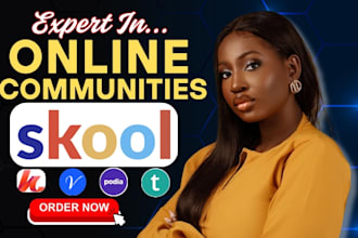 setup and build your skool online community, skool online course creation, skool