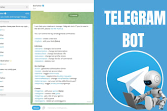 develop telegram bot, ai chatbot, discord bot, airdrop bot, crypto bot