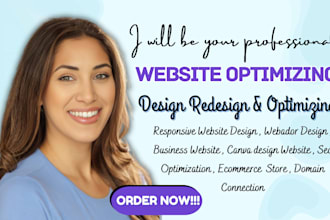 redesign existing website on hostinger webador wix duda showit wordpress website