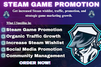 promote steam game to get steam game wishlist steam traffic marketing