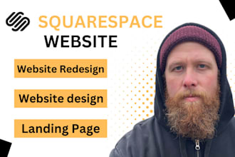 build responsive squarespace website design, redesign and website development