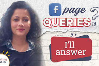 answer queries about facebook business page