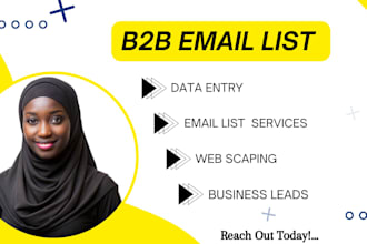do bulk b2b lead generation, email list scraper, google maps scraping