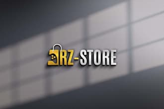 create amazon esty shopify ebay shop website logo design